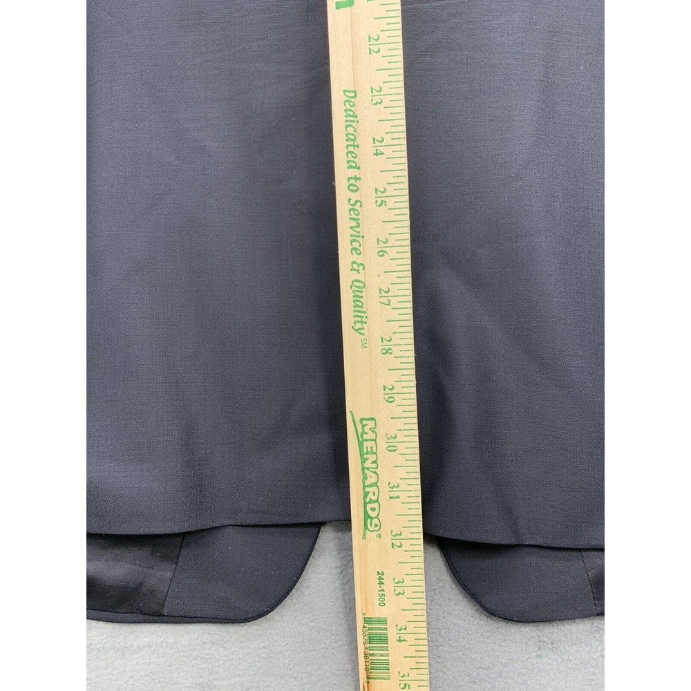 346 Brooks Brothers Sports Coat Blazer Mens Size 43 L Blue 2009 Two Button Front - Picture 8 of 16